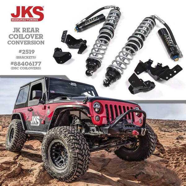 Rear Coilover Brackets 20072018 Jeep Wrangler JK JKS Manufacturing