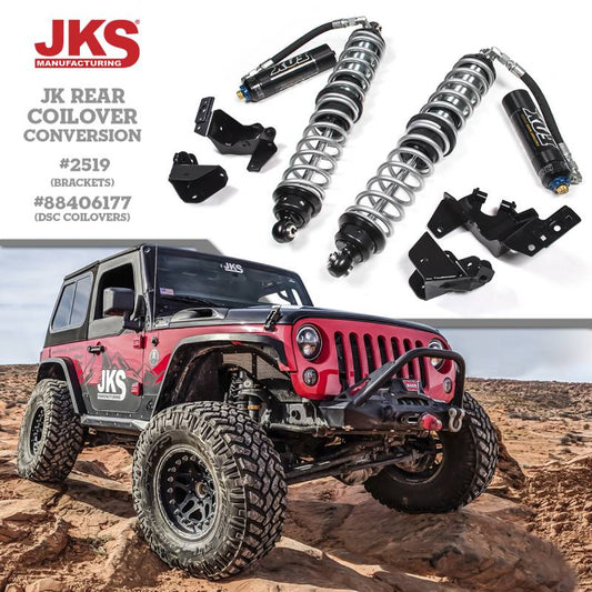 Rear Coilover Brackets | 2007-2018 Jeep Wrangler JK